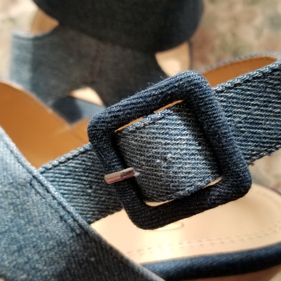 IMPO Denim 2tone heels - Picture 6 of 7